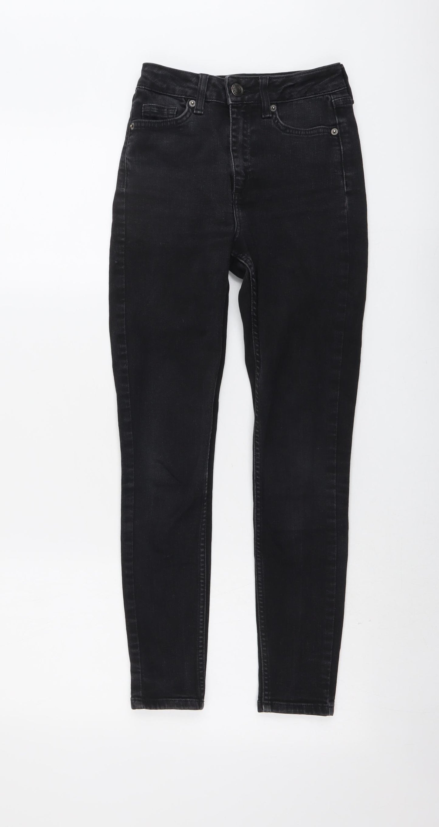 BDG Womens Black Cotton Skinny Jeans Size 24 in L26 in Regular Button