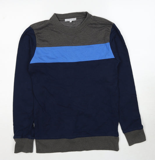 Another Influence Mens Blue Cotton Pullover Sweatshirt Size S
