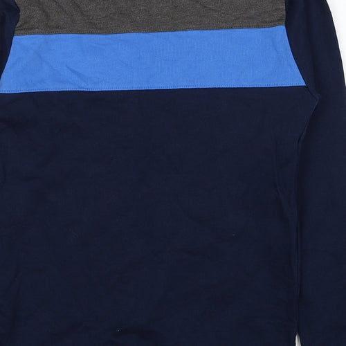 Another Influence Mens Blue Cotton Pullover Sweatshirt Size S