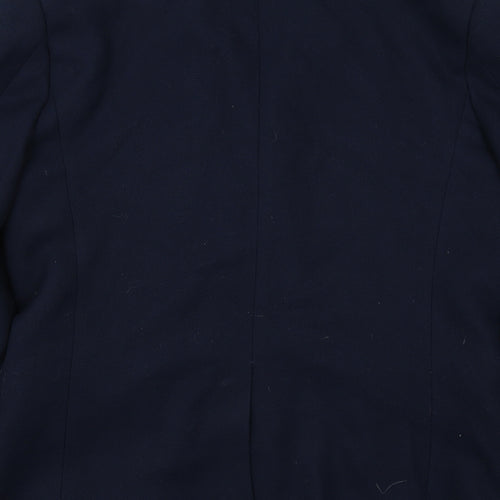 H&M Mens Blue Polyester Jacket Suit Jacket Size 42 Regular