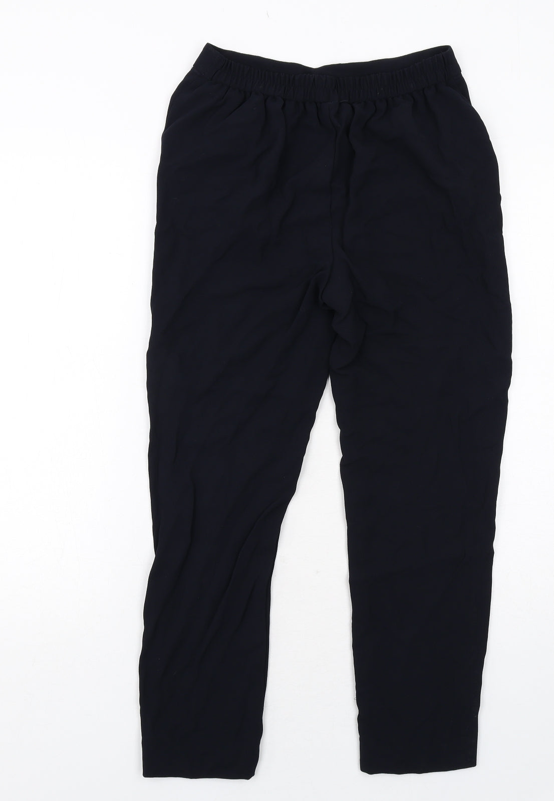 Precis Womens Blue Polyester Trousers Size 8 Regular