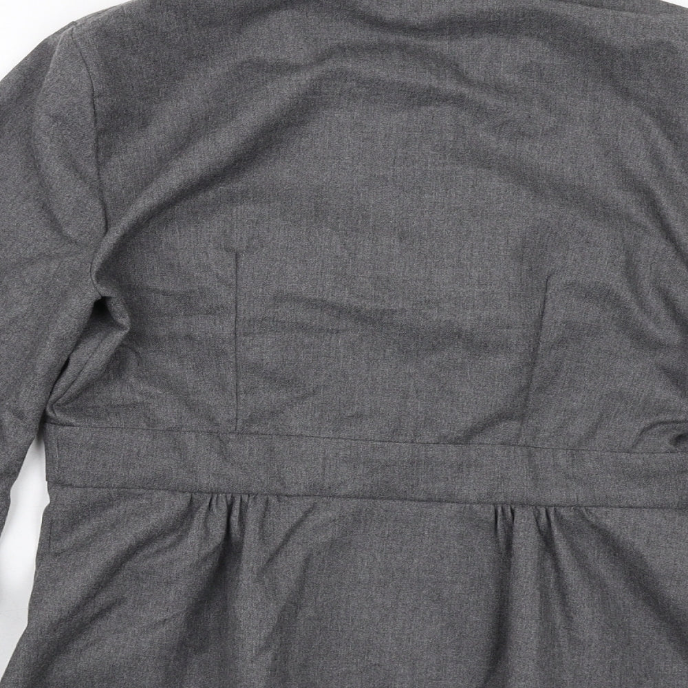 Zara Womens Grey Jacket Size S Button