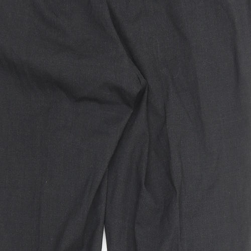 Meyer Mens Grey Polyester Dress Pants Trousers Size 44 in L30 in Regular Zip