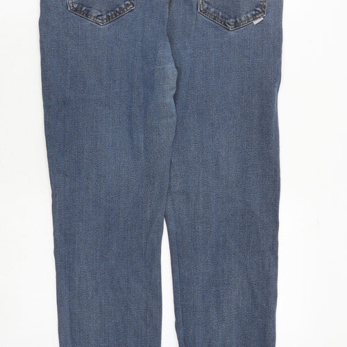 Dare 2B Womens Blue Cotton Straight Jeans Size 34 in Regular Zip