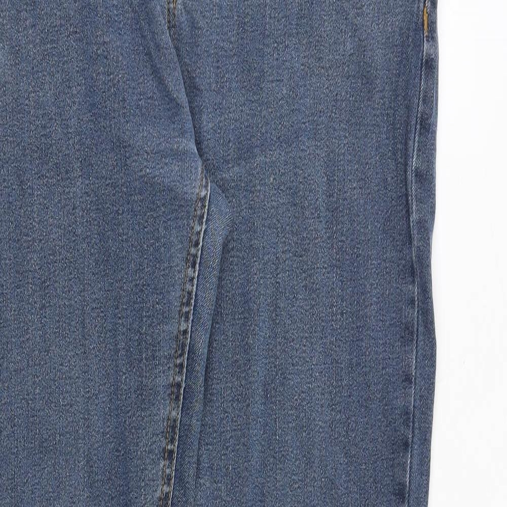 Dare 2B Womens Blue Polyester Straight Jeans Size 34 in Regular Zip