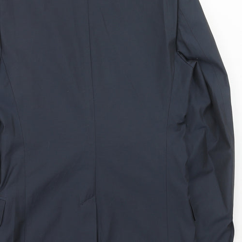 Reiss Mens Blue Cotton Jacket Suit Jacket Size 36 Regular