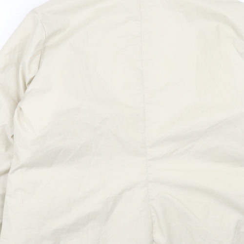 DECATHLON Mens Beige Windbreaker Jacket Size L Zip