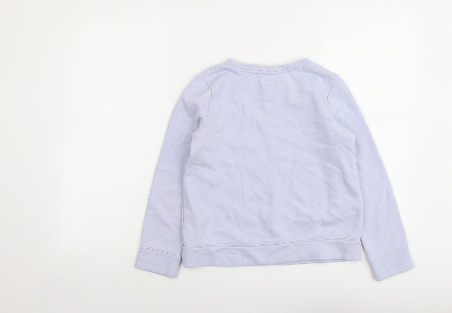 Gap Girls Blue Cotton Pullover Sweatshirt Size 10 Years Pullover