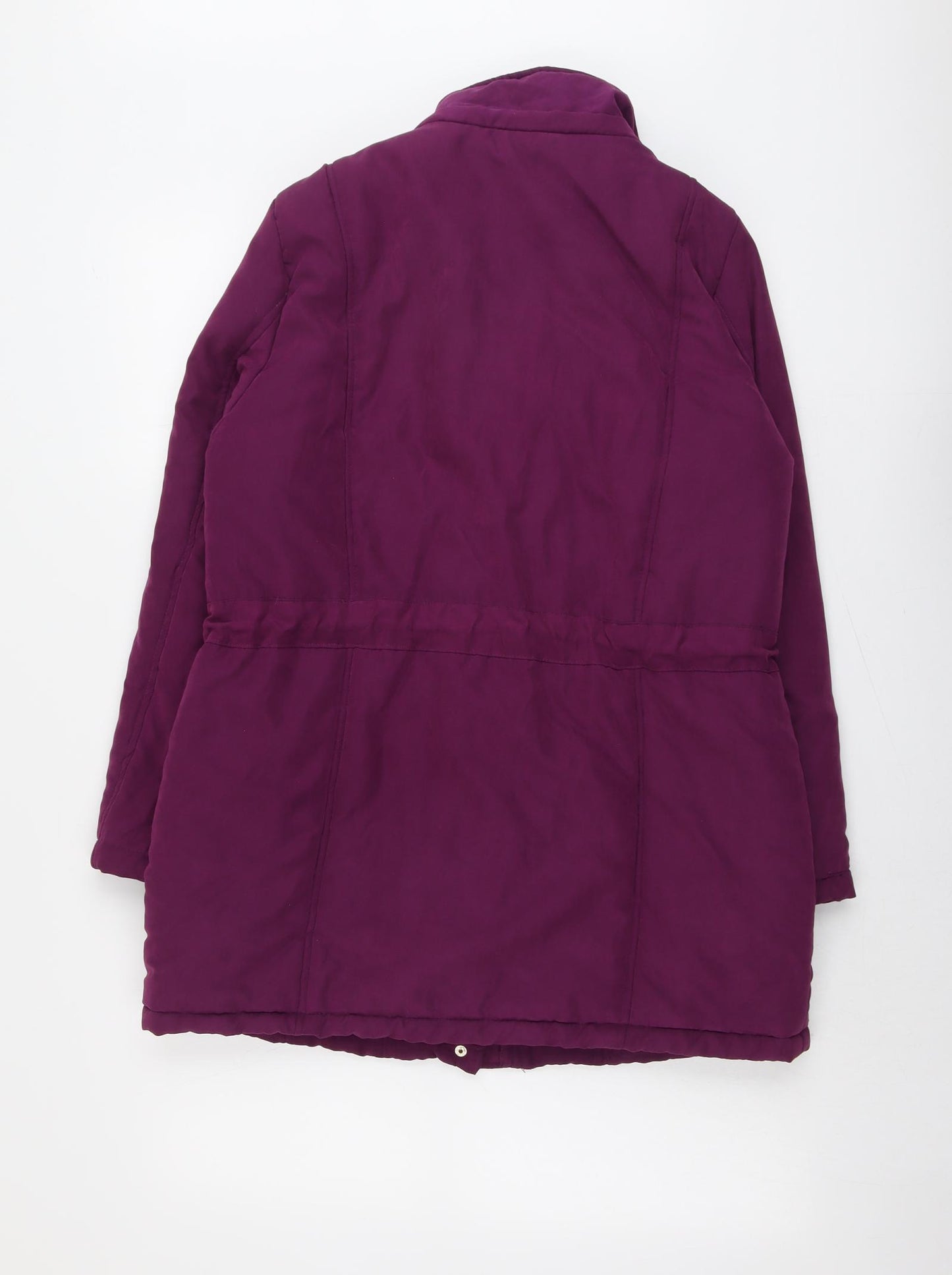 Bonmarché Womens Purple Jacket Size 12 Zip