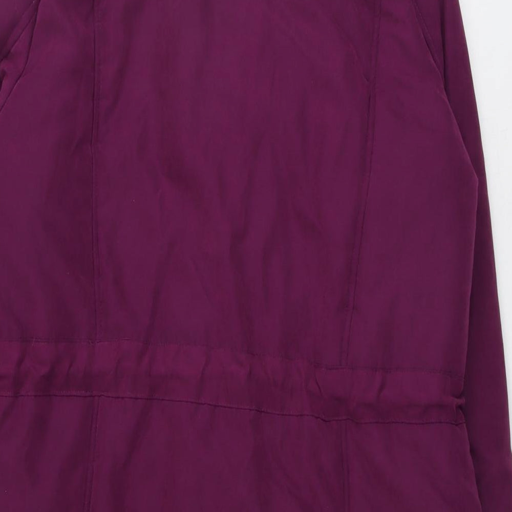 Bonmarché Womens Purple Jacket Size 12 Zip