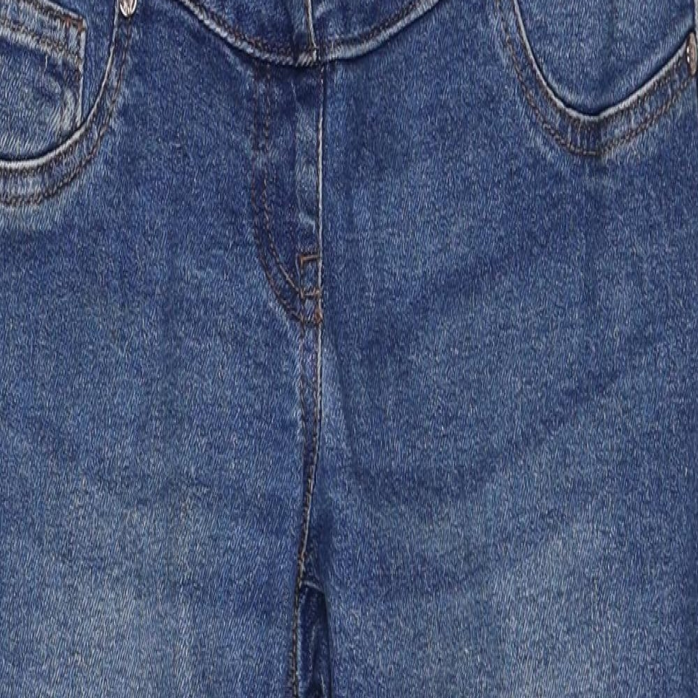 NEXT Womens Blue Cotton Straight Jeans Size 8 Slim