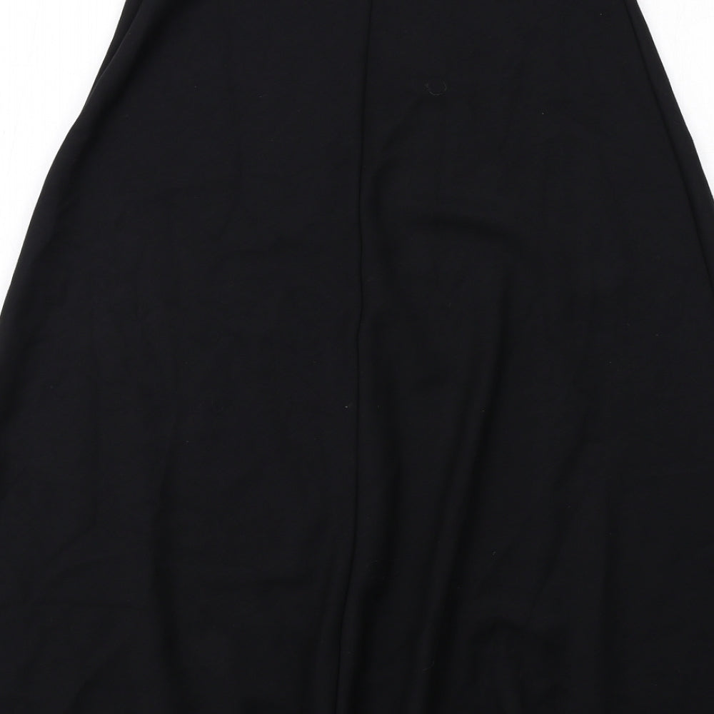 Marks and Spencer Womens Black Polyester Maxi Skirt Size 6
