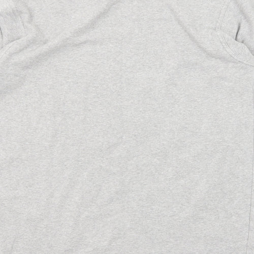 Zara Womens Grey Cotton Pullover Sweatshirt Size L Pullover - Blackfield Panthers Football