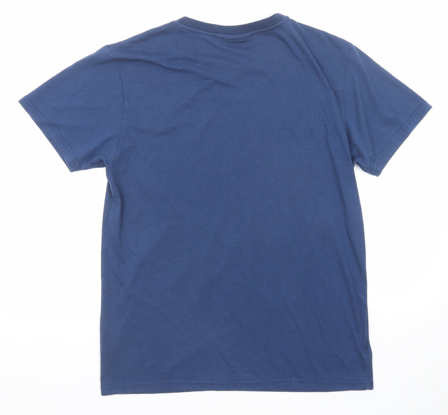 Marvel Mens Blue Polyester T-Shirt Size L Round Neck - Avengers