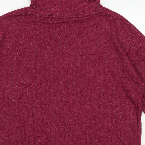 Marks and Spencer Womens Pink Viscose Pullover Sweatshirt Size S Pullover