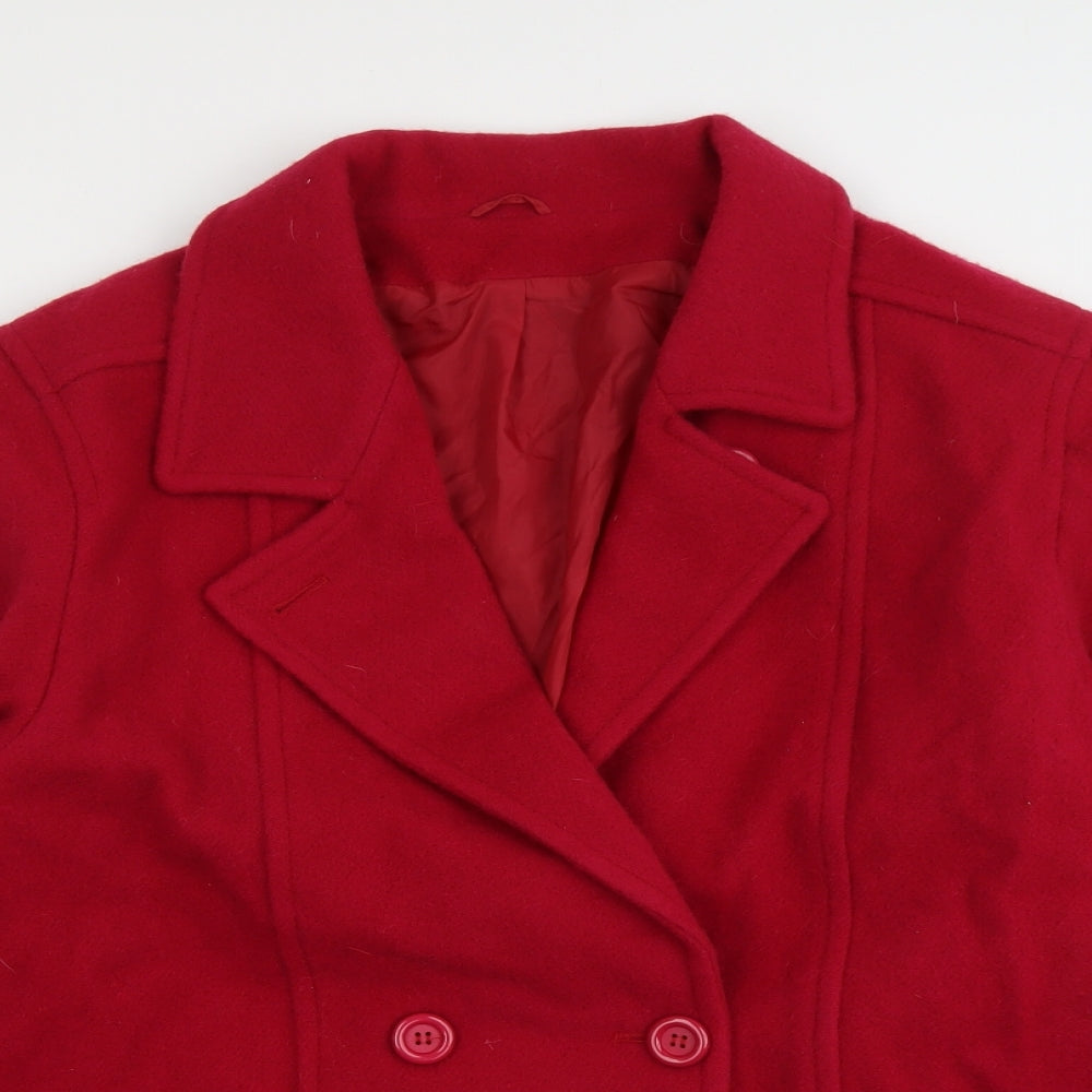Classic Womens Red Jacket Size 20 Button