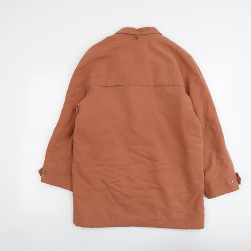 Modern Womens Orange Jacket Size 12 Zip