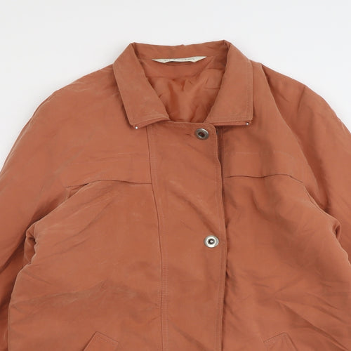 Modern Womens Orange Jacket Size 12 Zip