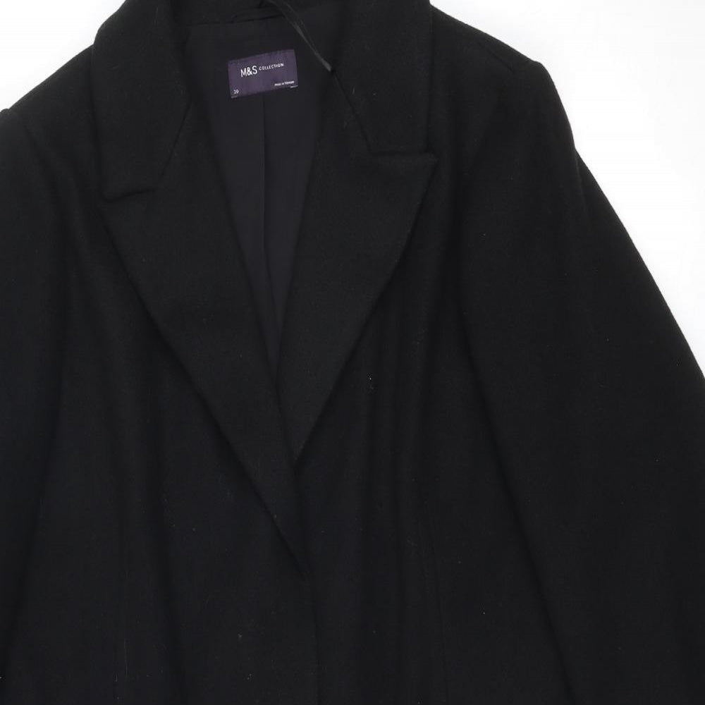 Marks and Spencer Womens Black Jacket Blazer Size 20 Snap