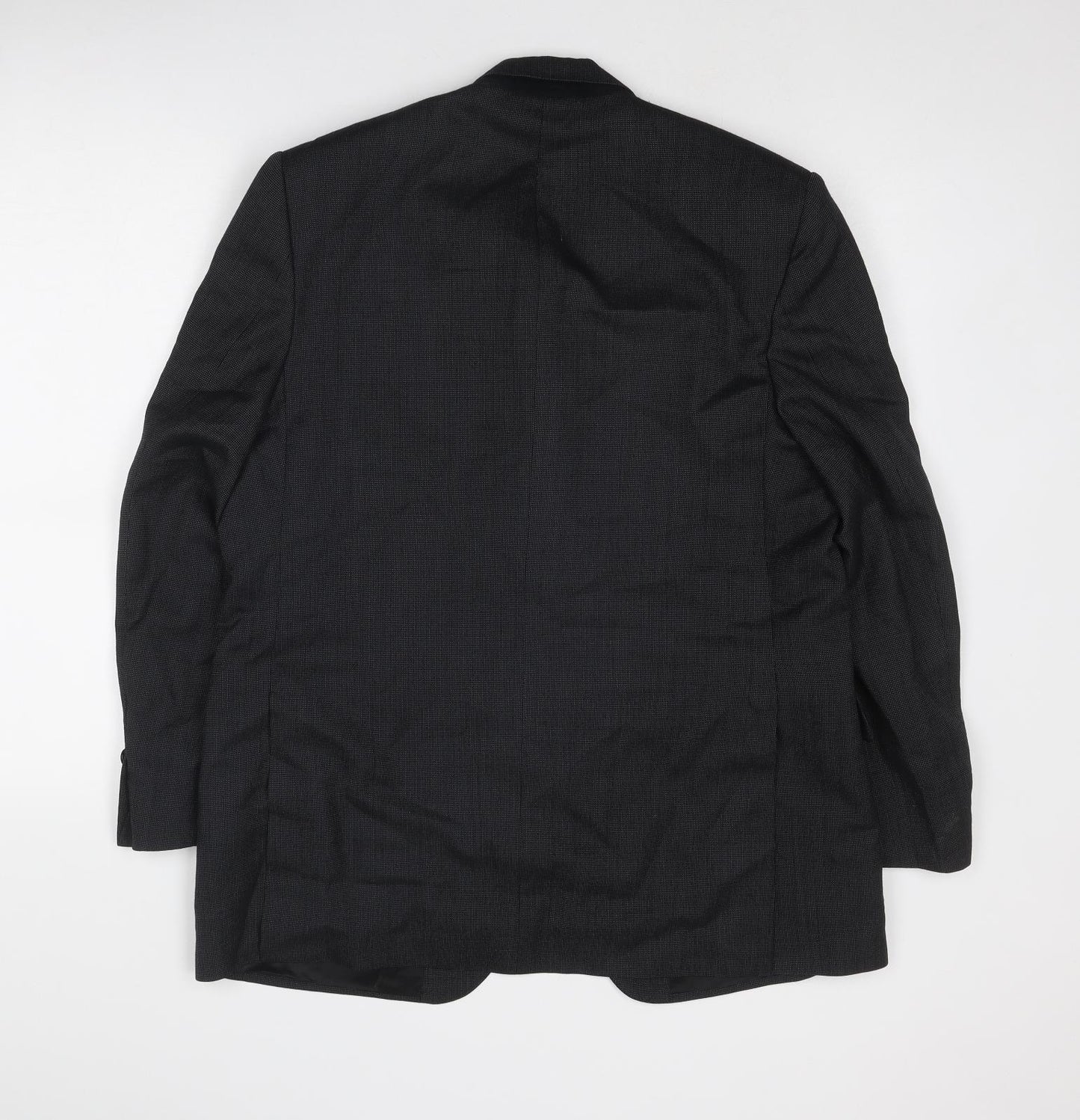Aquascutum Mens Grey Wool Jacket Suit Jacket Size 42 Regular