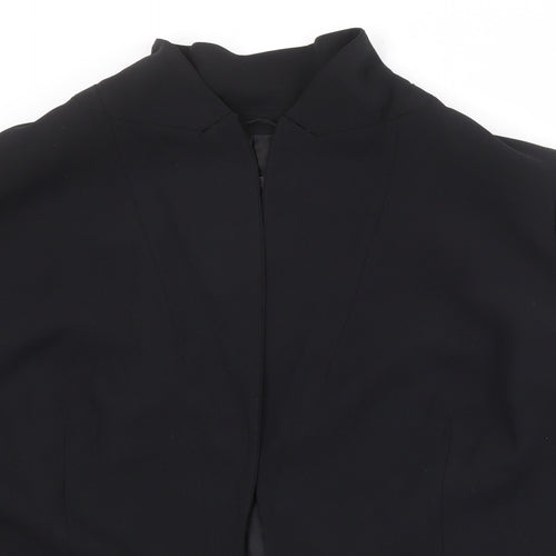 Marks and Spencer Womens Black Polyester Jacket Blazer Size 20