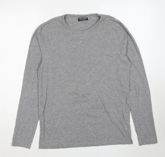 JACK & JONES Womens Grey Polyester Pullover Sweatshirt Size L Pullover