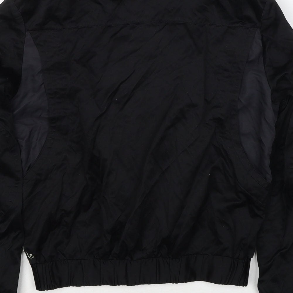 Duck and Cover Womens Black Bomber Jacket Jacket Size XS Zip