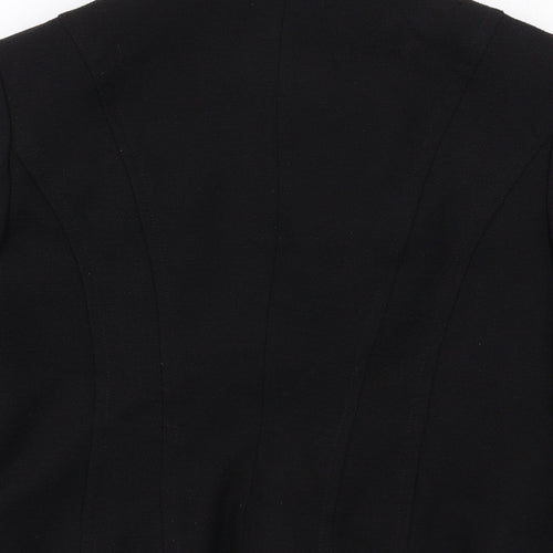 Autonomy Womens Black Jacket Blazer Size 12 Button