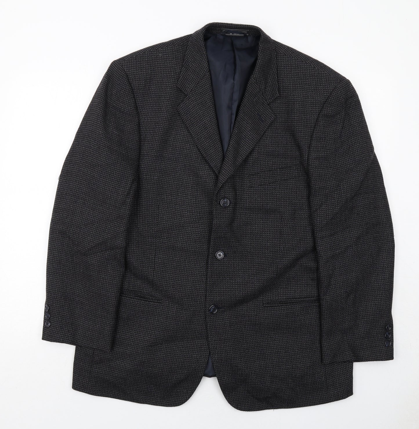 Bert Pultizer Mens Grey Wool Jacket Suit Jacket Size 42 Regular