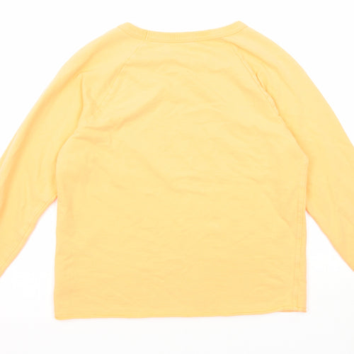 Gap Womens Orange Cotton Pullover Sweatshirt Size M Pullover