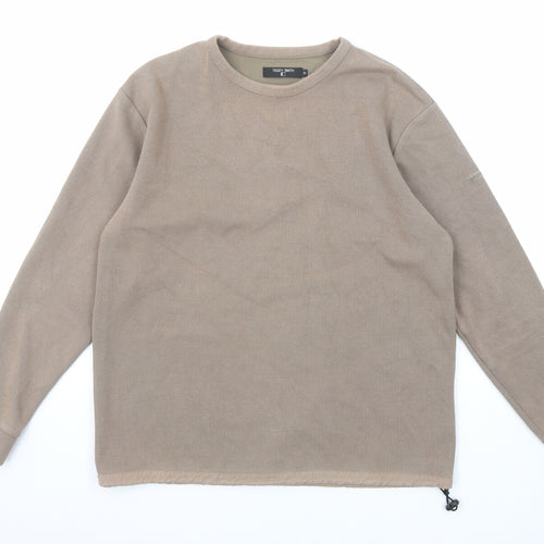 Teddy Smith Mens Brown Cotton Pullover Sweatshirt Size M