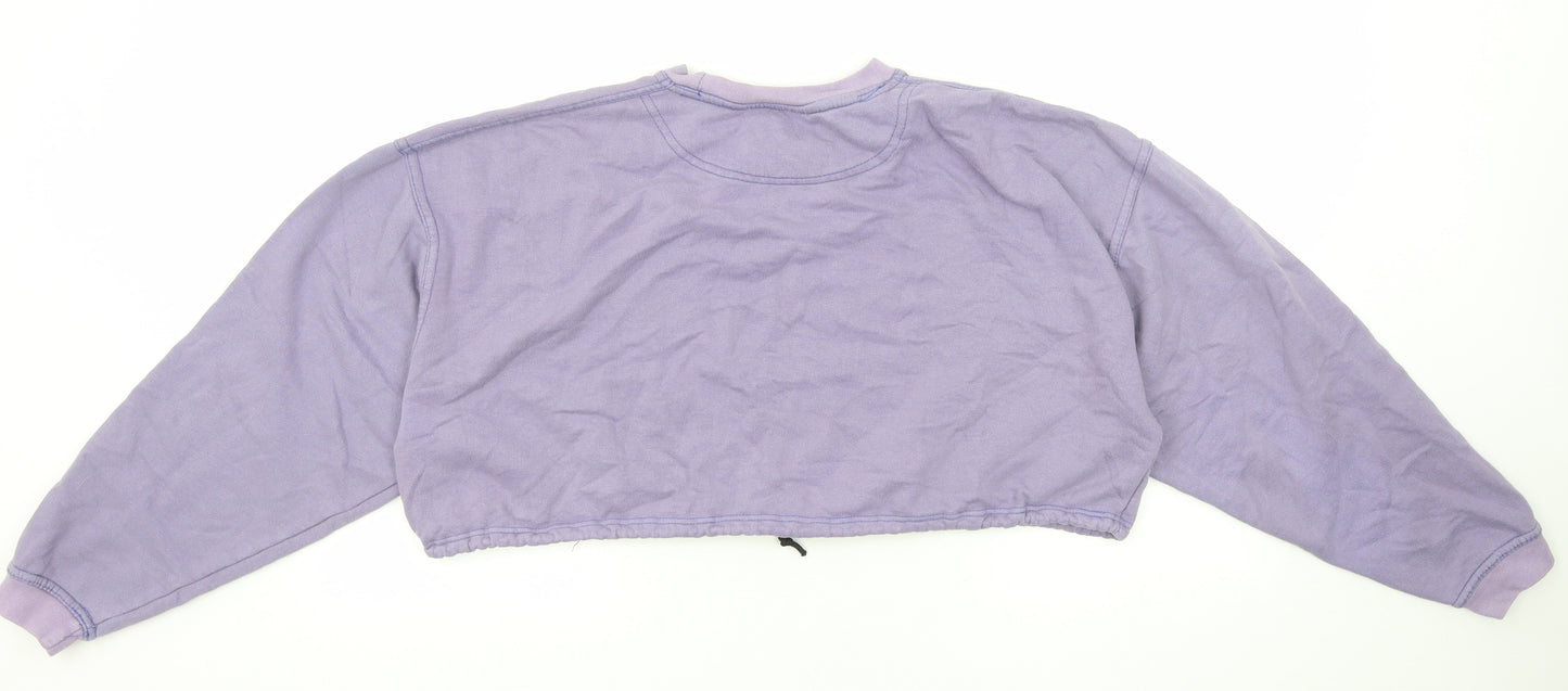 Blue Rinse Womens Purple Cotton Pullover Sweatshirt Size XL Pullover - Under Current