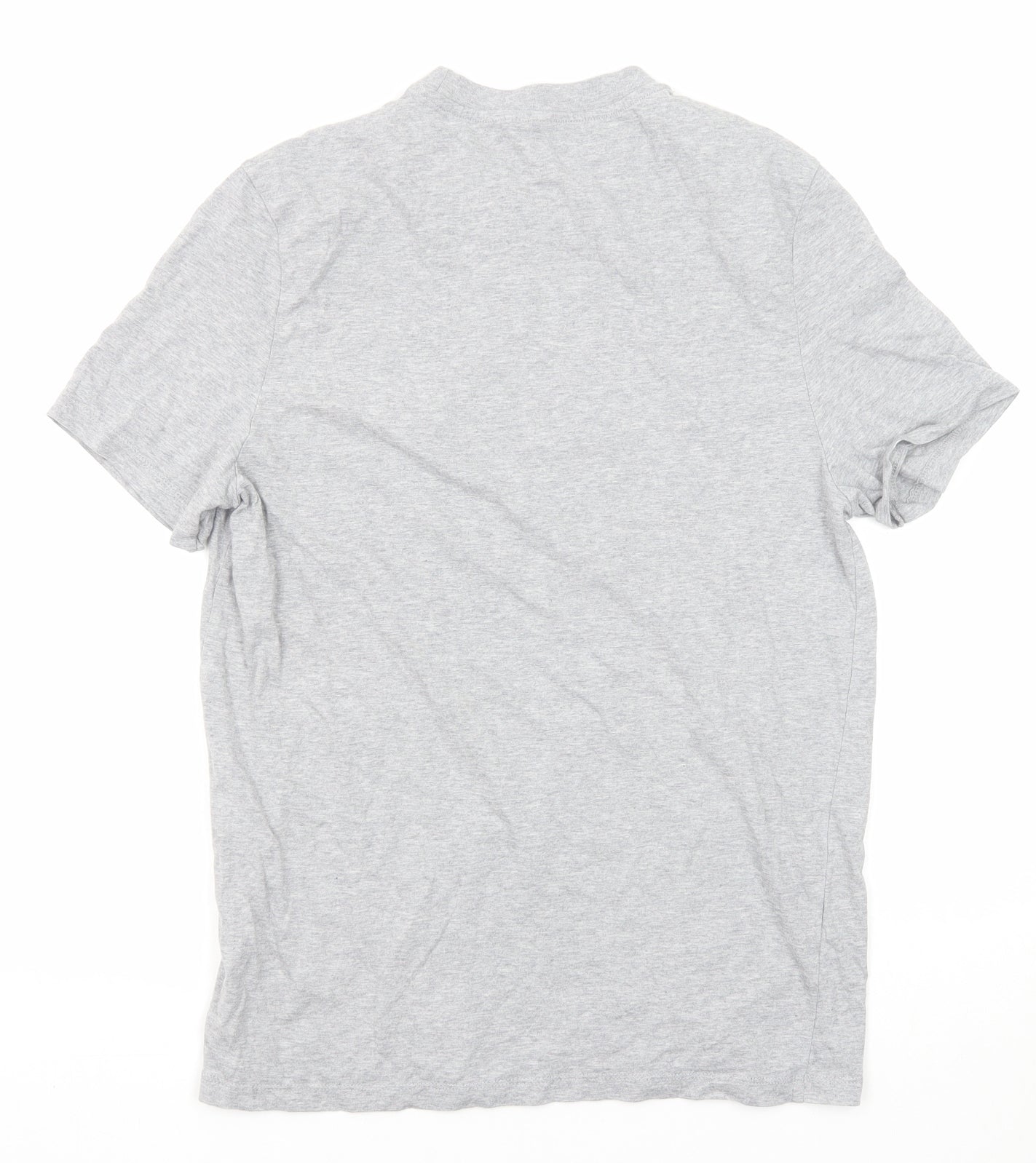 ASOS Mens Grey Cotton T-Shirt Size M Round Neck