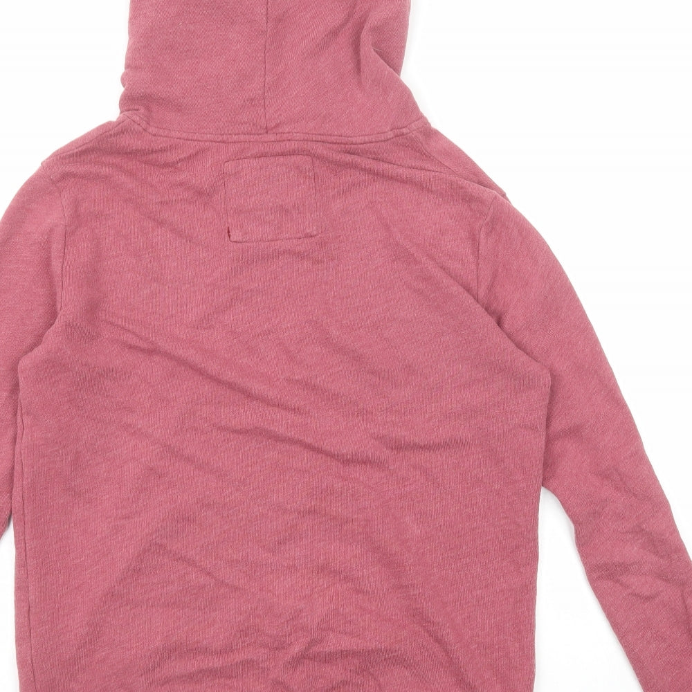 Abercrombie & Fitch Womens Pink Cotton Pullover Hoodie Size S Pullover