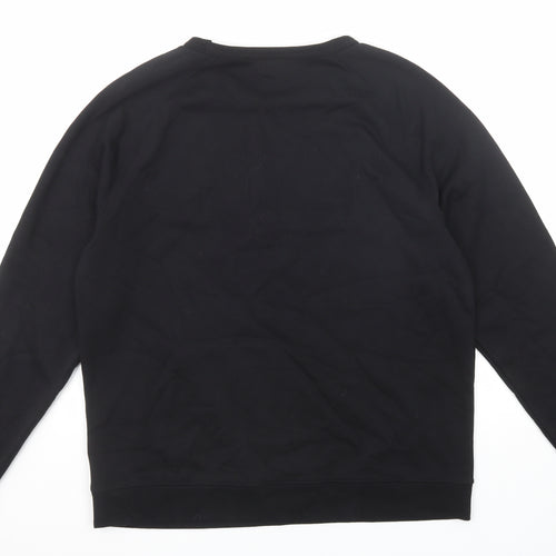 H&M Womens Black Cotton Pullover Sweatshirt Size XL Pullover - The Best Present Ever