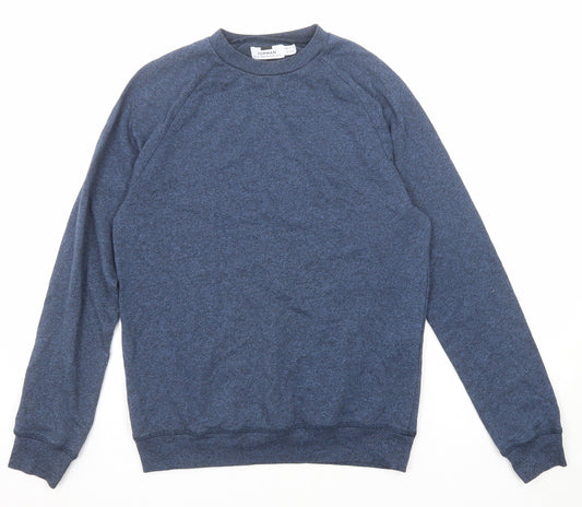 Topman Mens Blue Polyester Pullover Sweatshirt Size XS