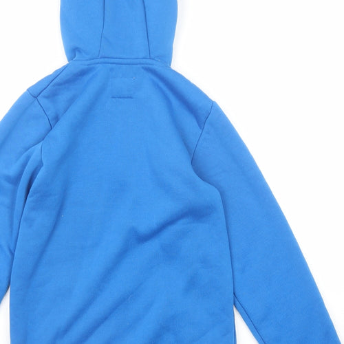 Mountain Warehouse Boys Blue Polyester Full Zip Hoodie Size 11-12 Years Zip