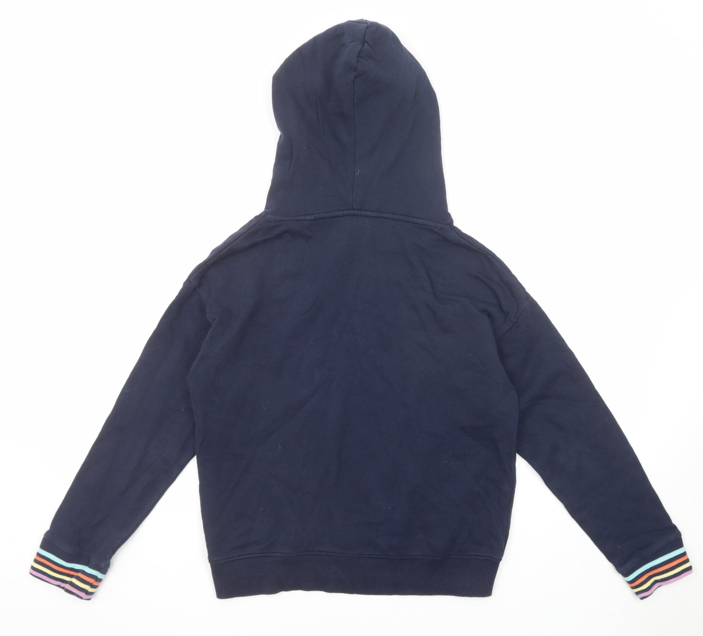 NEXT Womens Blue Cotton Pullover Hoodie Size S Pullover