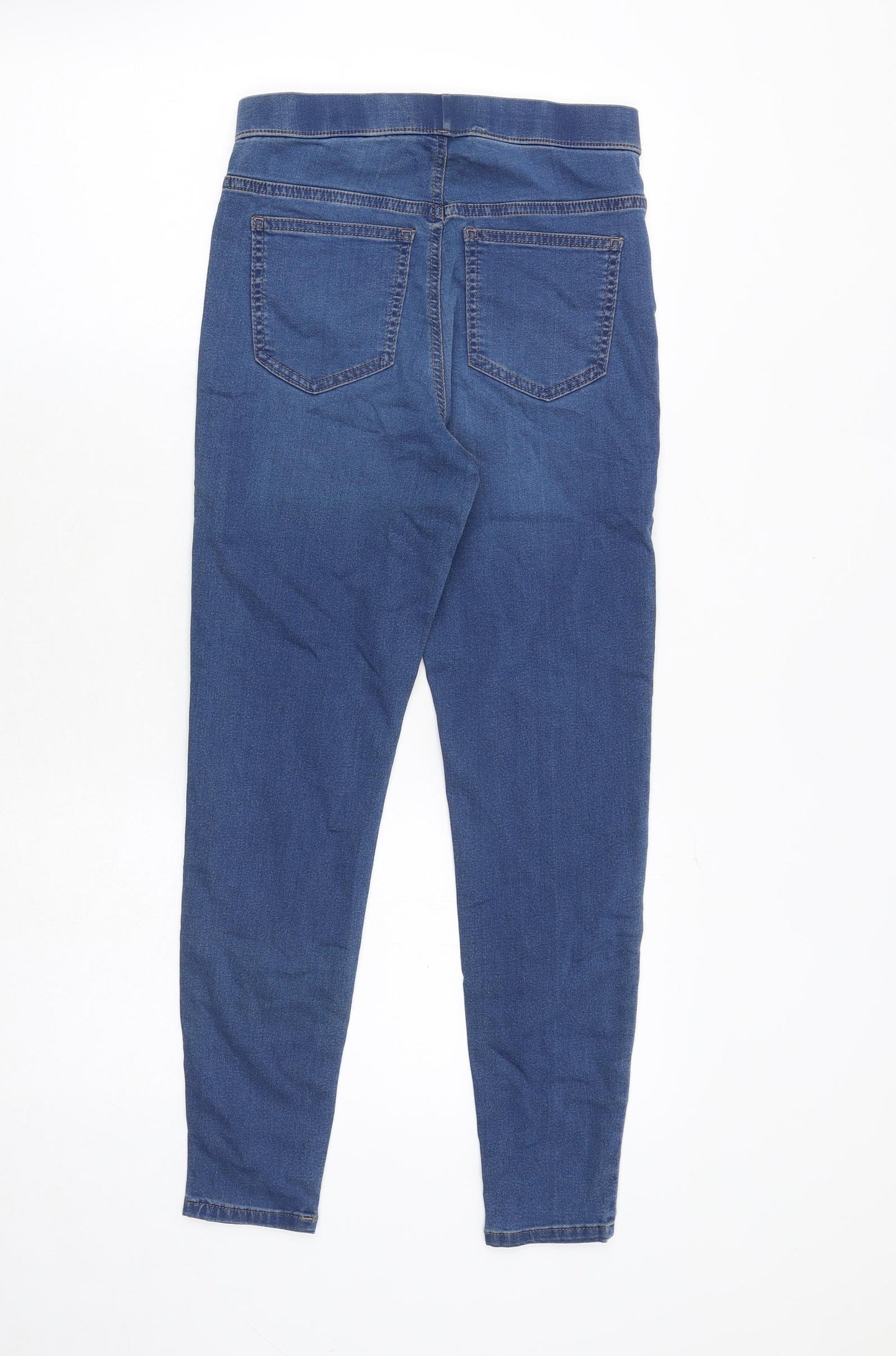 Marks and Spencer Womens Blue Cotton Jegging Jeans Size 8 Regular