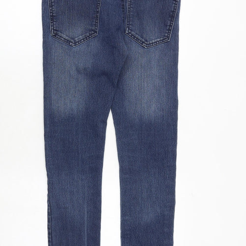 True Face Mens Blue Cotton Skinny Jeans Size 30 in Regular Zip