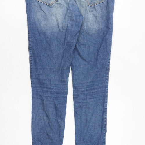 Hollister Womens Blue Cotton Skinny Jeans Size 26 in Regular Zip