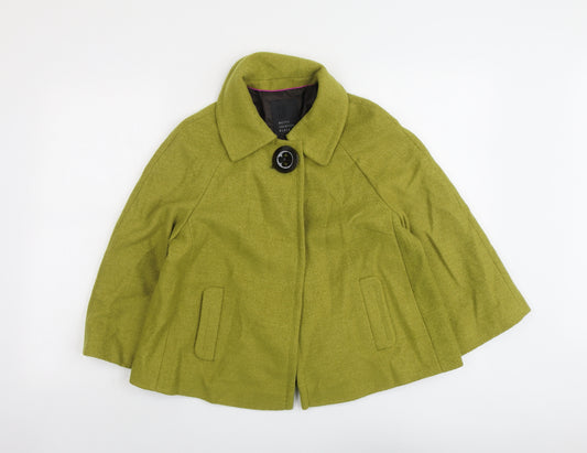 Betty Jackson Womens Green Jacket Size 10 Button