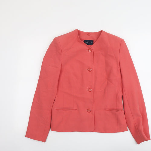 Alexon Womens Pink Jacket Blazer Size 10 Button