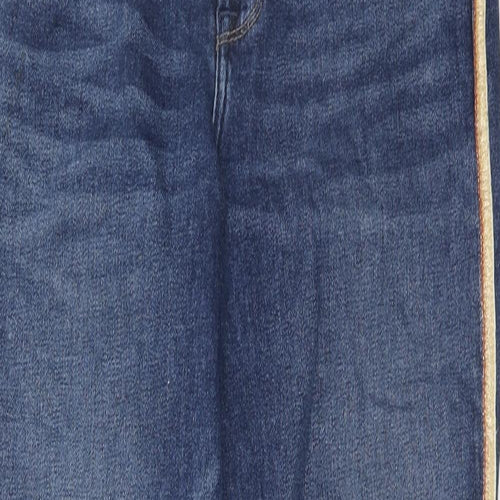 Gap Womens Blue Cotton Skinny Jeans Size 26 in Regular Zip