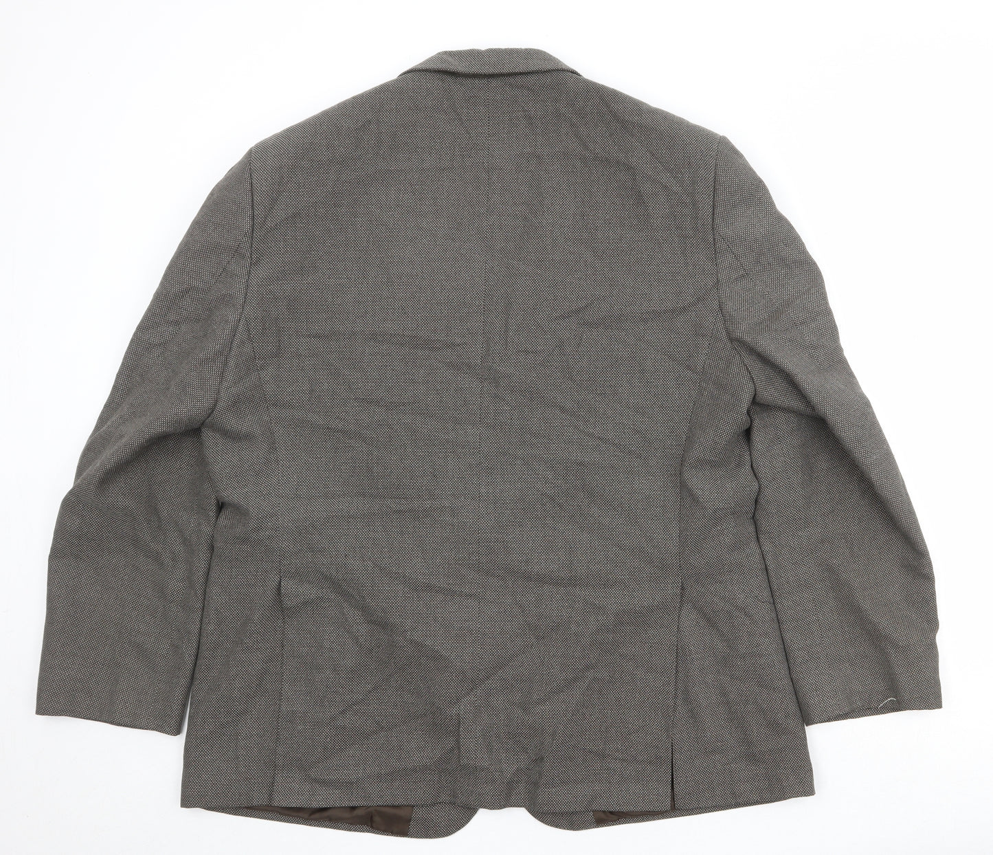 Marks and Spencer Mens Brown Polyester Jacket Suit Jacket Size 46 Regular