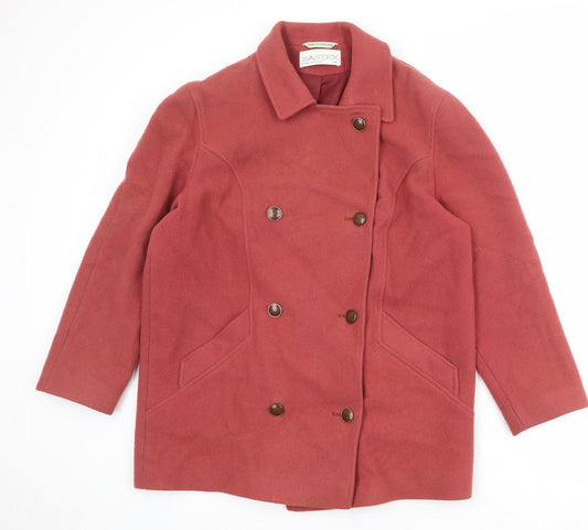 Eastex Womens Red Jacket Size 14 Button