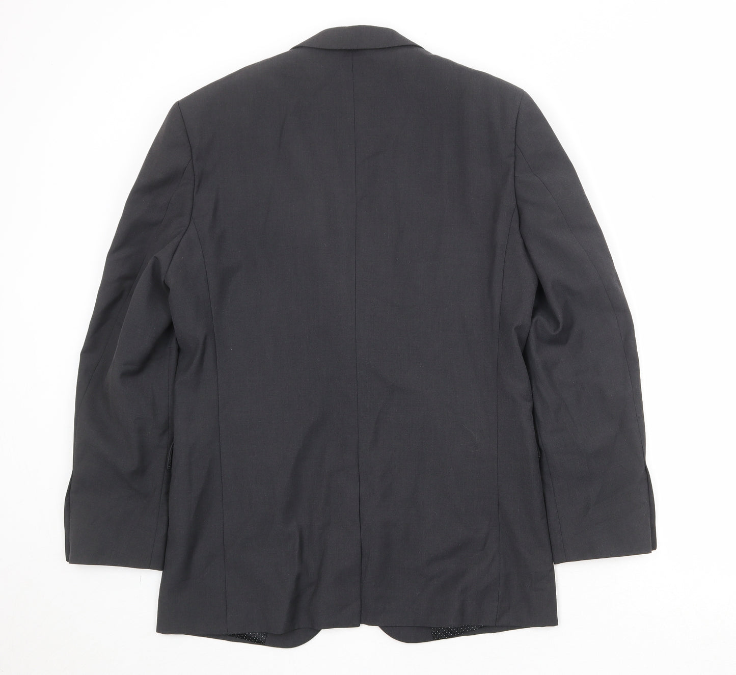 Skopes Mens Black Polyester Jacket Suit Jacket Size 36 Regular