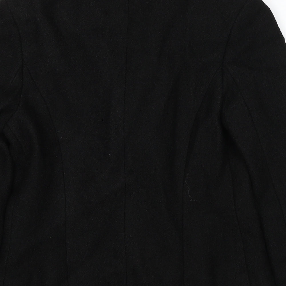 Alexara Womens Black Jacket Size 12 Buckle