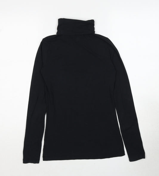 Gap Womens Black Cotton Pullover Sweatshirt Size S Pullover