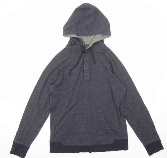 Gap Mens Grey Cotton Pullover Hoodie Size M